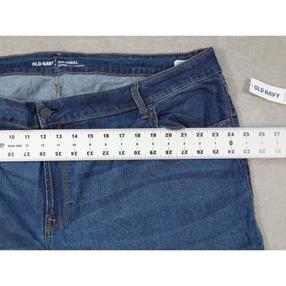 Old Navy Womens Denim Blue Mid Rise Original Bootcut Jeans Size 26 Short - Picture 5 of 13